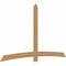 Ekena Millwork Bellingham Timber Gable Bracket, Western Red Cedar, 108"W x 63"H x 1 1/2"D x 5 1/2"F, 14/12 Pitch GBW108X63X0206BEL00SWR - alternate 4